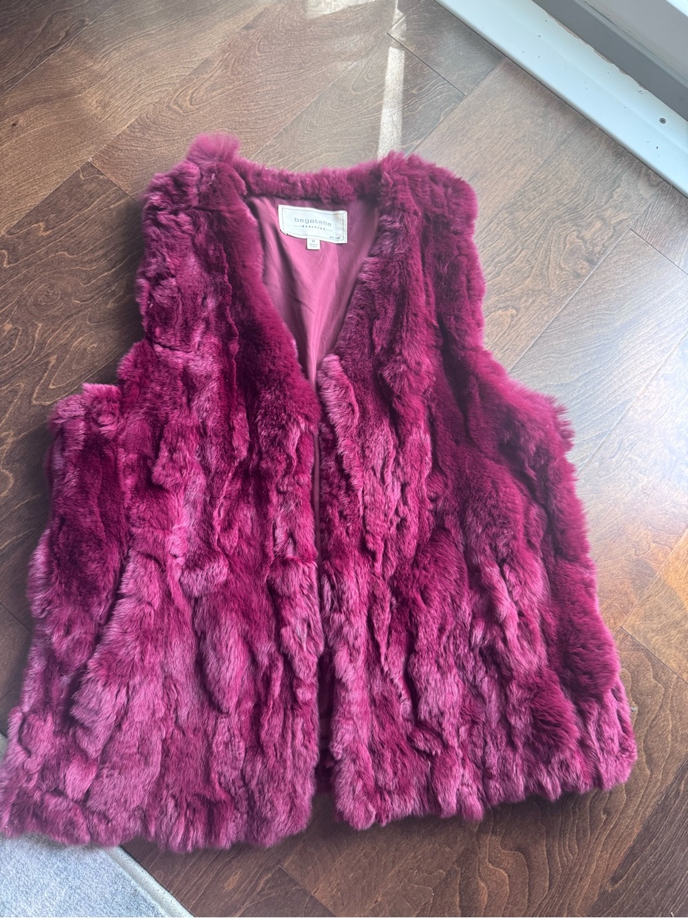 Tea Berry Fur Vest - Cozy Layering Vest